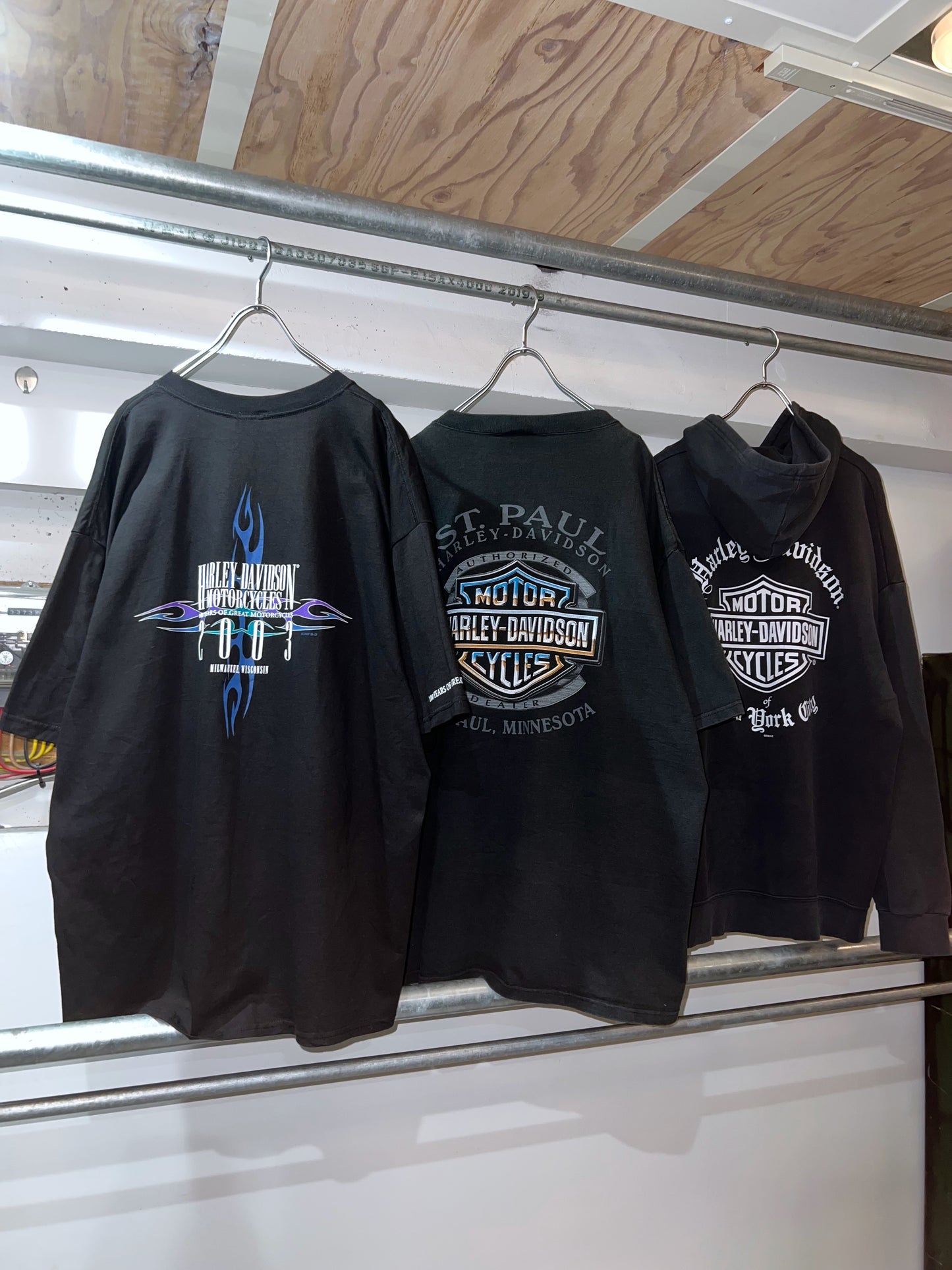 00s Harley Davidson 100th Anniversary Pocket T-shirt