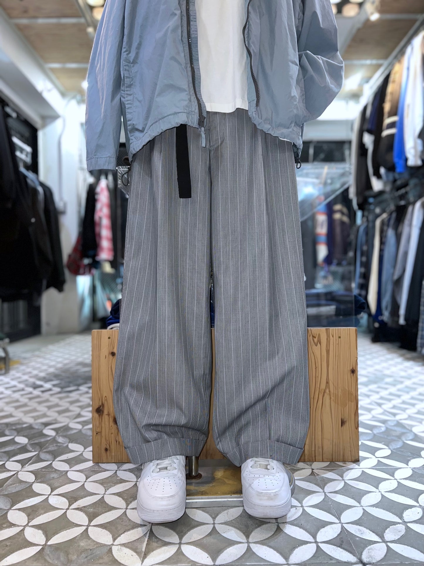 Vintage MICHAEL IRVIN Striped Wide Slacks