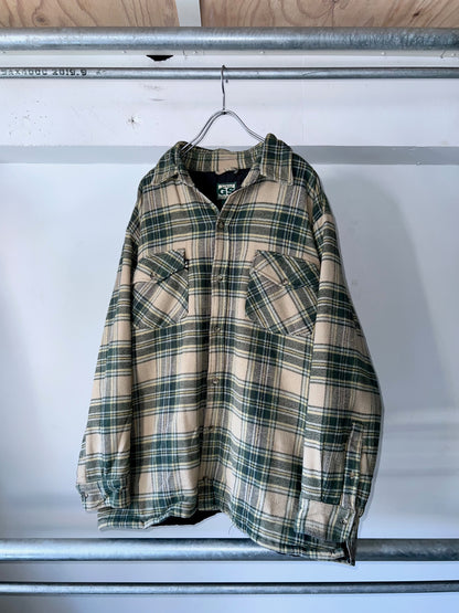 old Quilt-Lined Flannel Shirt Jacket