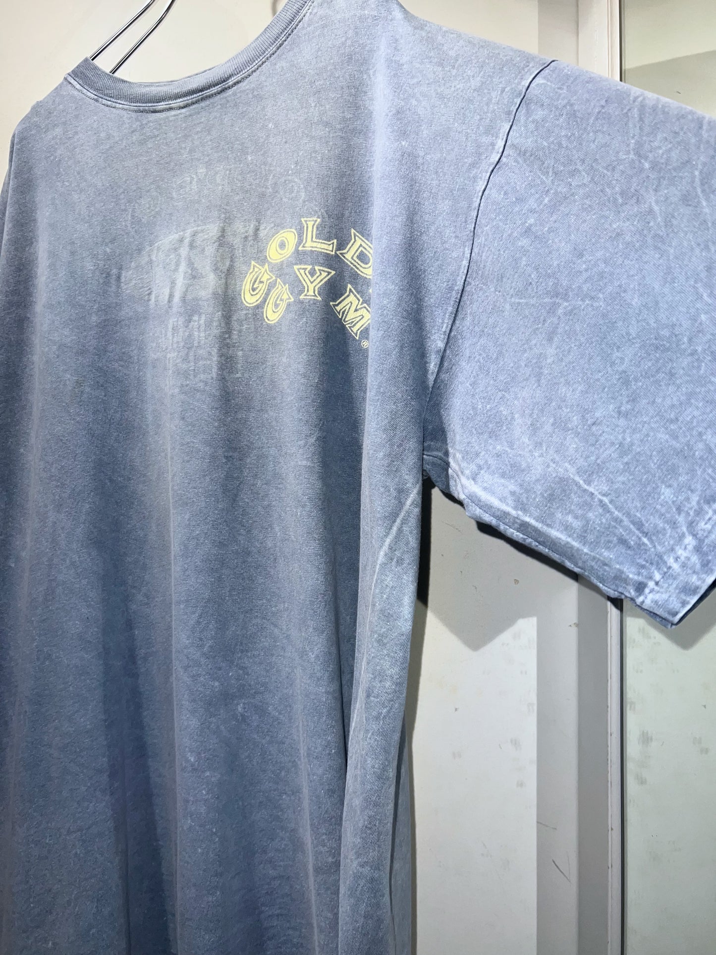 Old Gold Gym Oversized Tee
