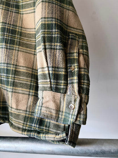 old Quilt-Lined Flannel Shirt Jacket