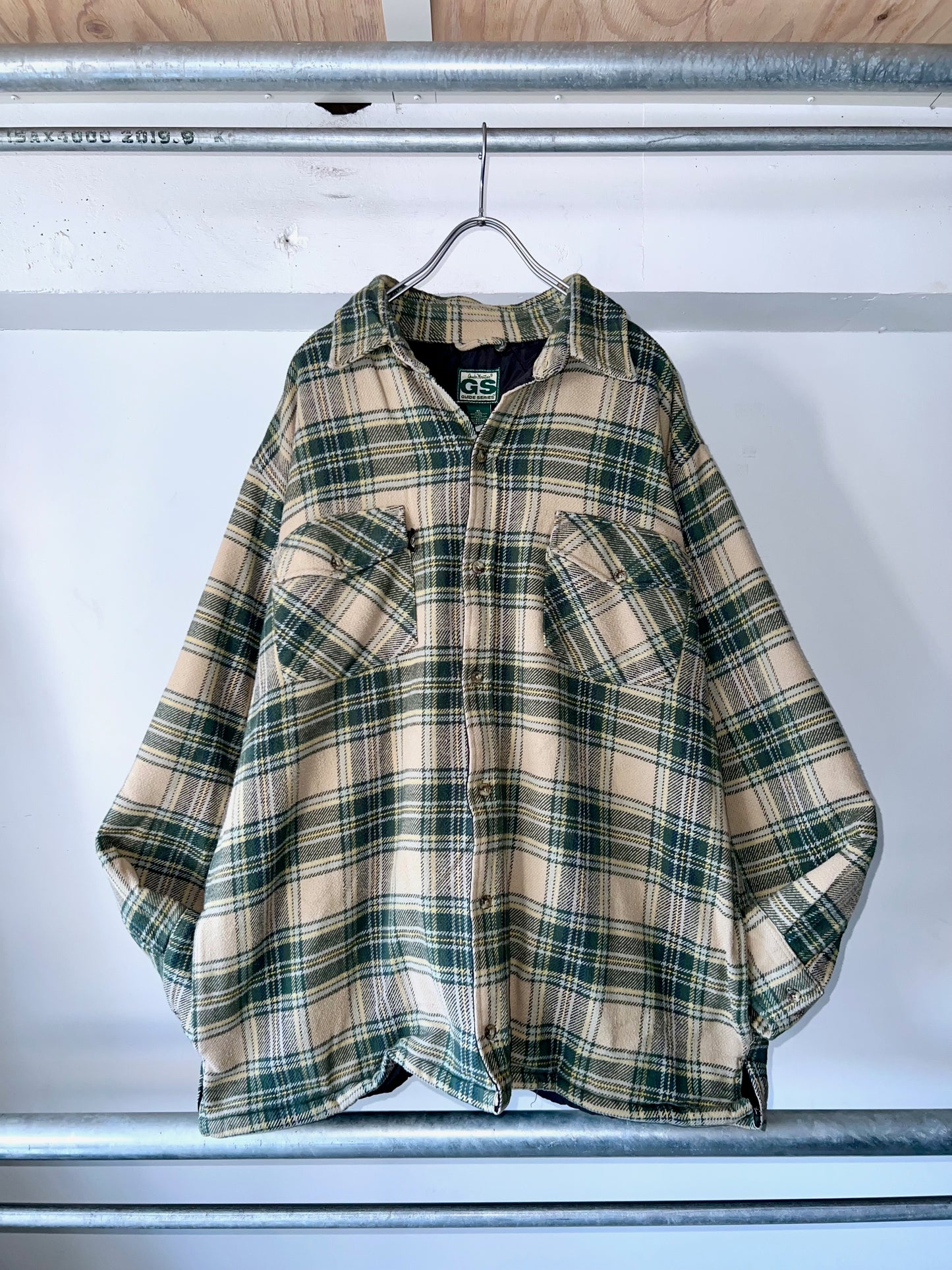 old Quilt-Lined Flannel Shirt Jacket