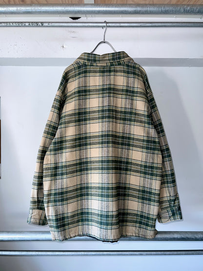 old Quilt-Lined Flannel Shirt Jacket