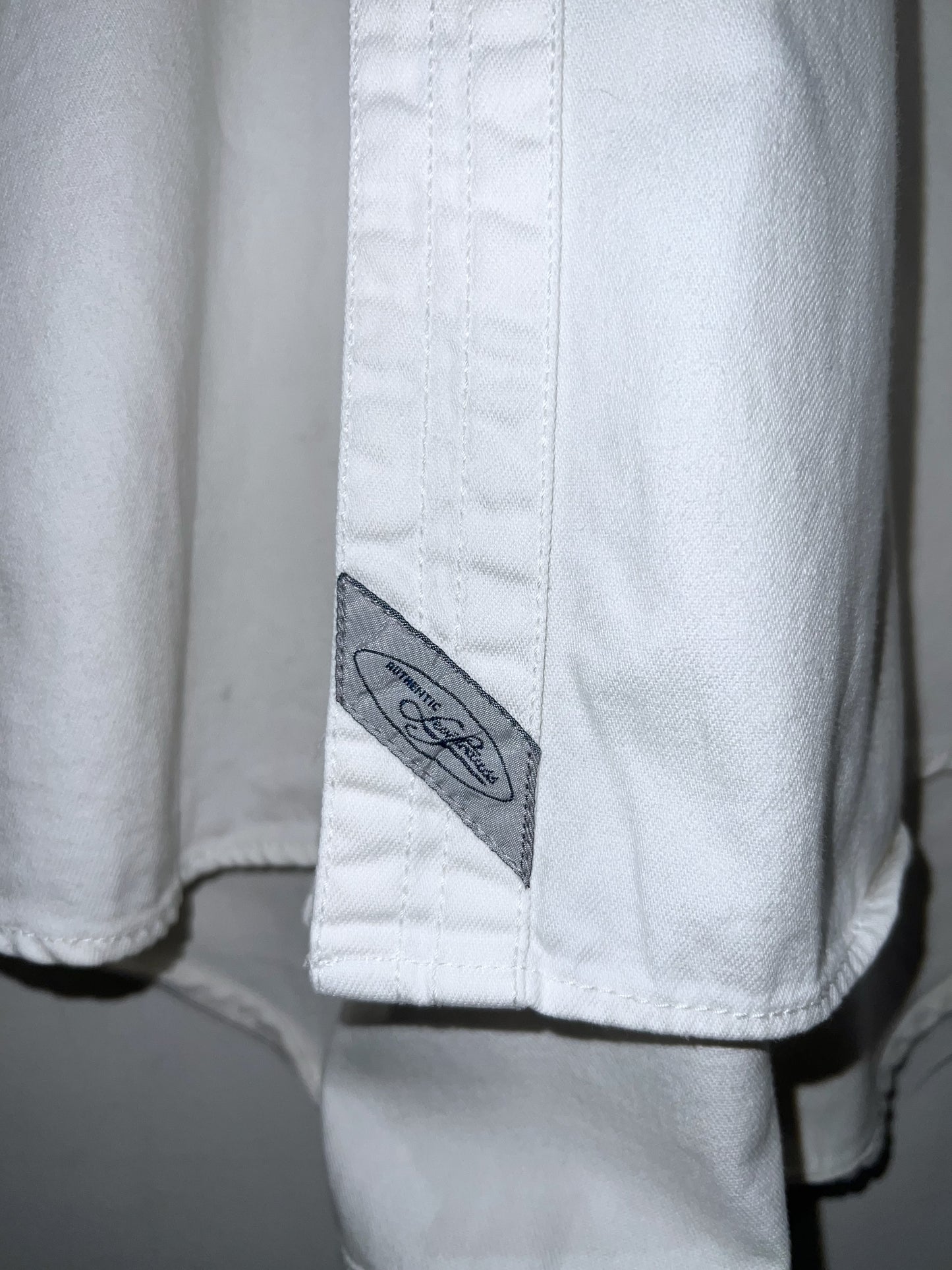90s Levi's White Jeans Shirt
