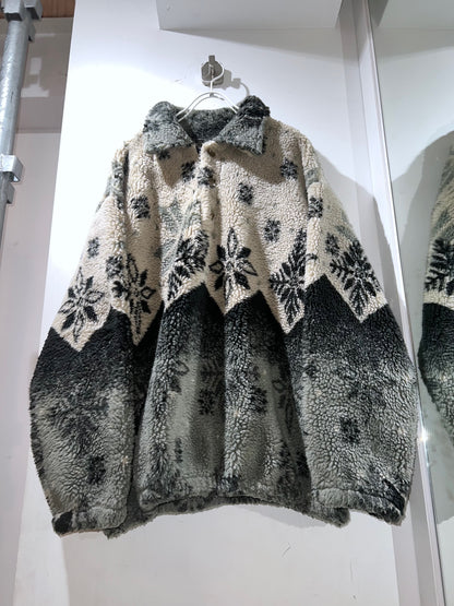 Old Rockies Snowflake Boa Fleece Pullover