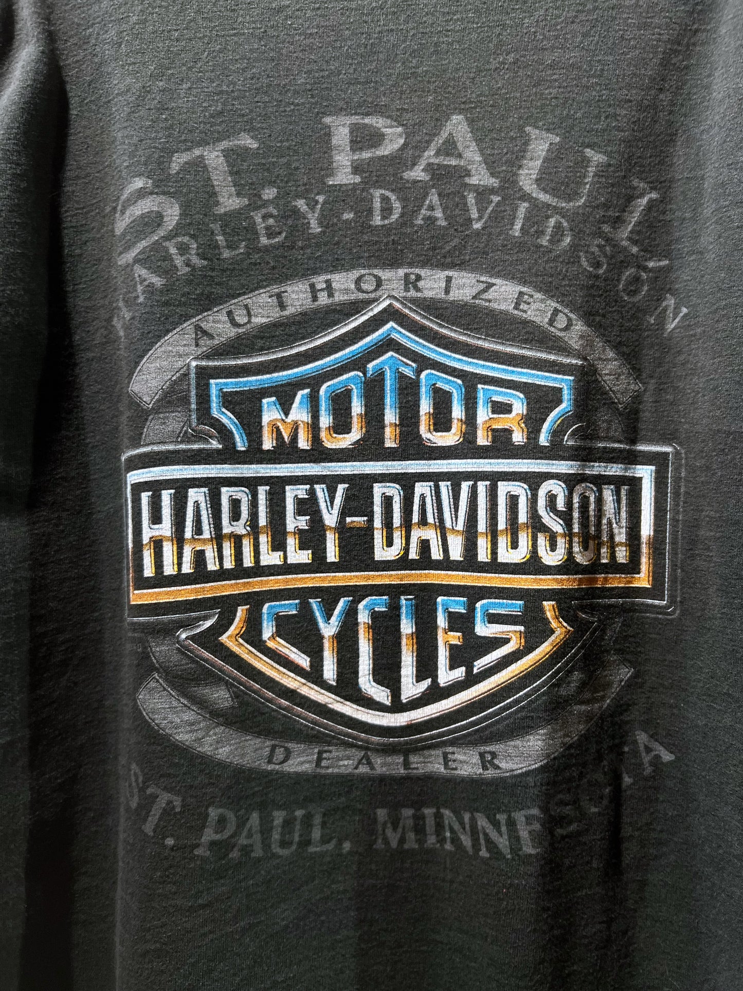 Harley Davidson Henley neck Tee