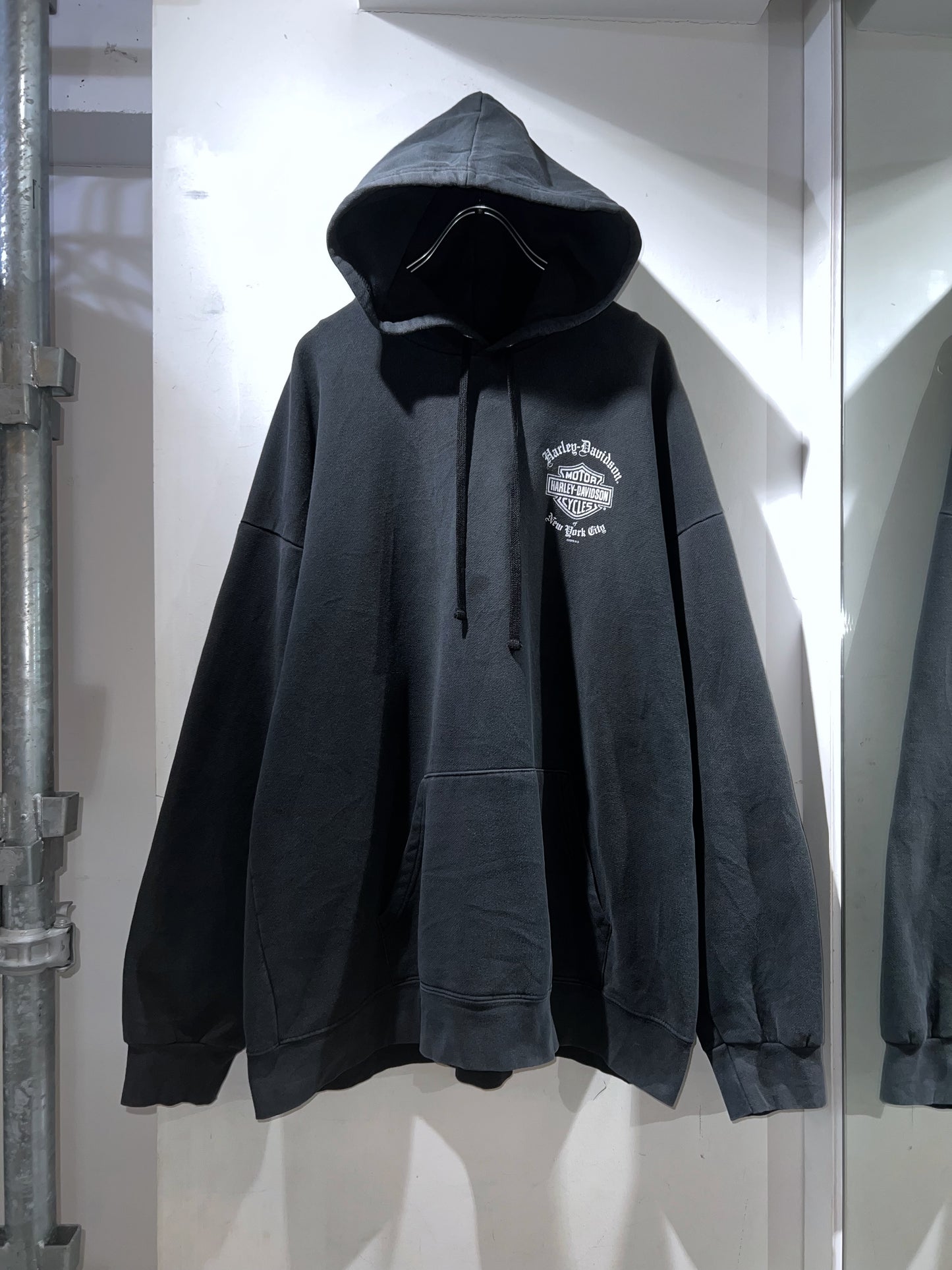 00s Harley Davidson NYC Logo Printed Hoodie