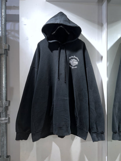 00s Harley Davidson NYC Logo Printed Hoodie