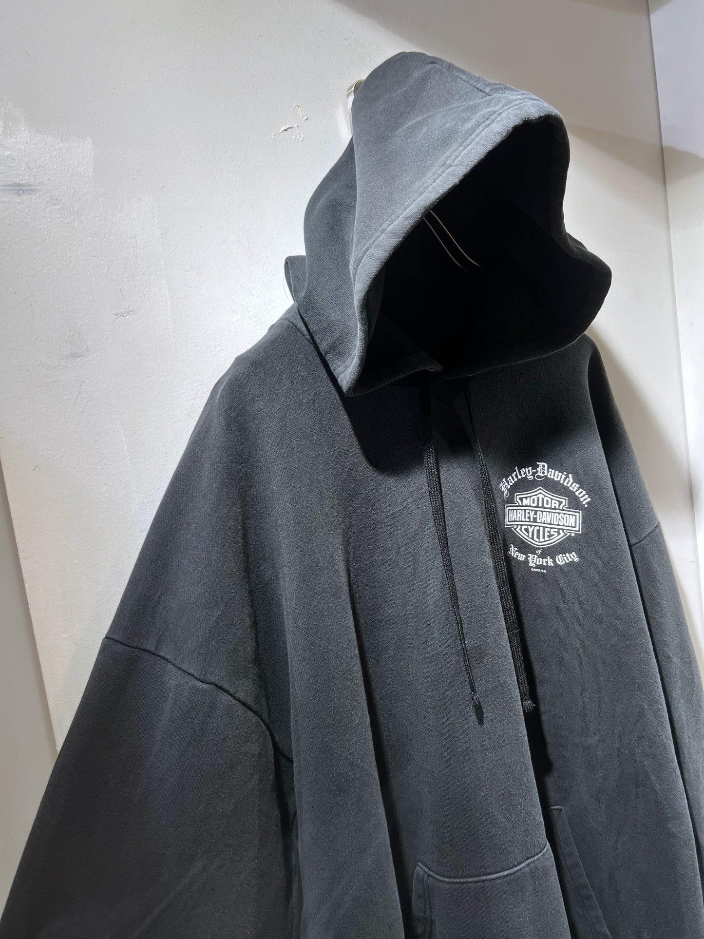 00s Harley Davidson NYC Logo Printed Hoodie