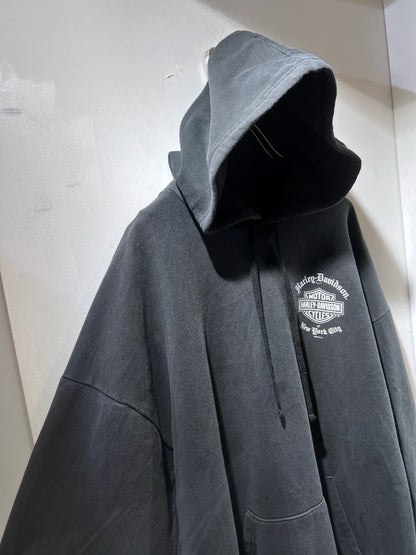 00s Harley Davidson NYC Logo Printed Hoodie