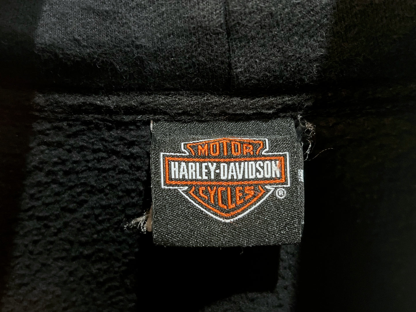 00s Harley Davidson NYC Logo Printed Hoodie