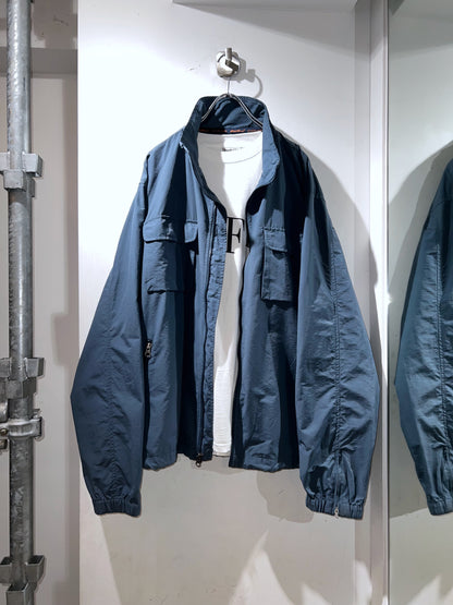 Eddie Bauer Blue Polished Nylon Jacket