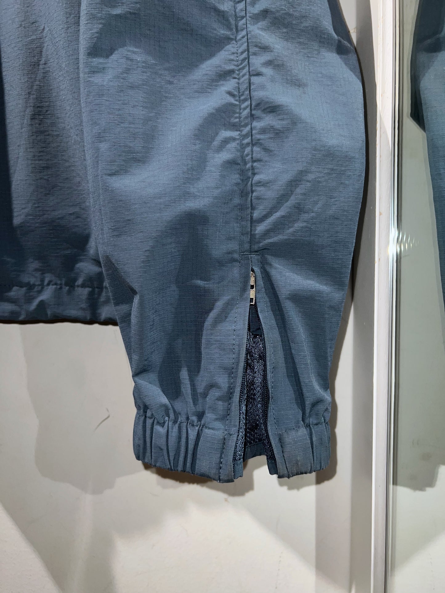 Eddie Bauer Blue Polished Nylon Jacket