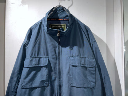 Eddie Bauer Blue Polished Nylon Jacket