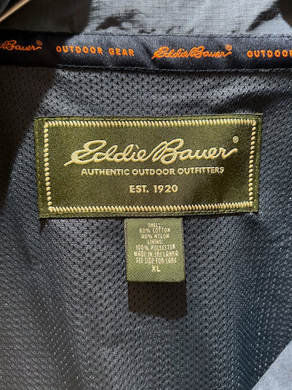 Eddie Bauer Blue Polished Nylon Jacket