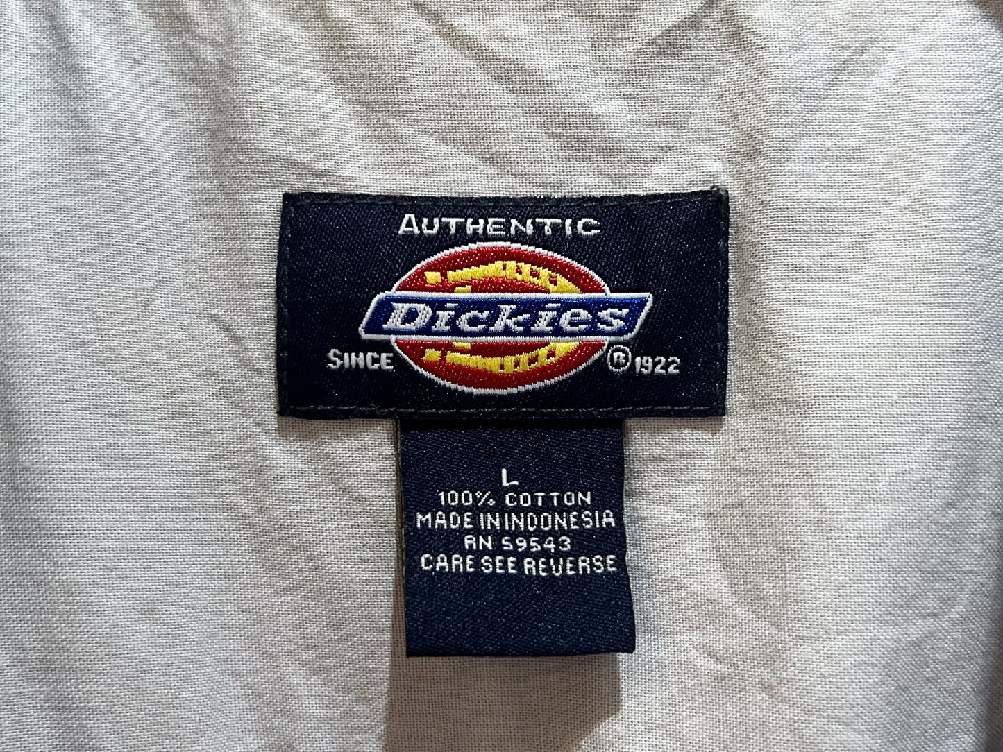 Old Dickies Cotton Plaid Shirt