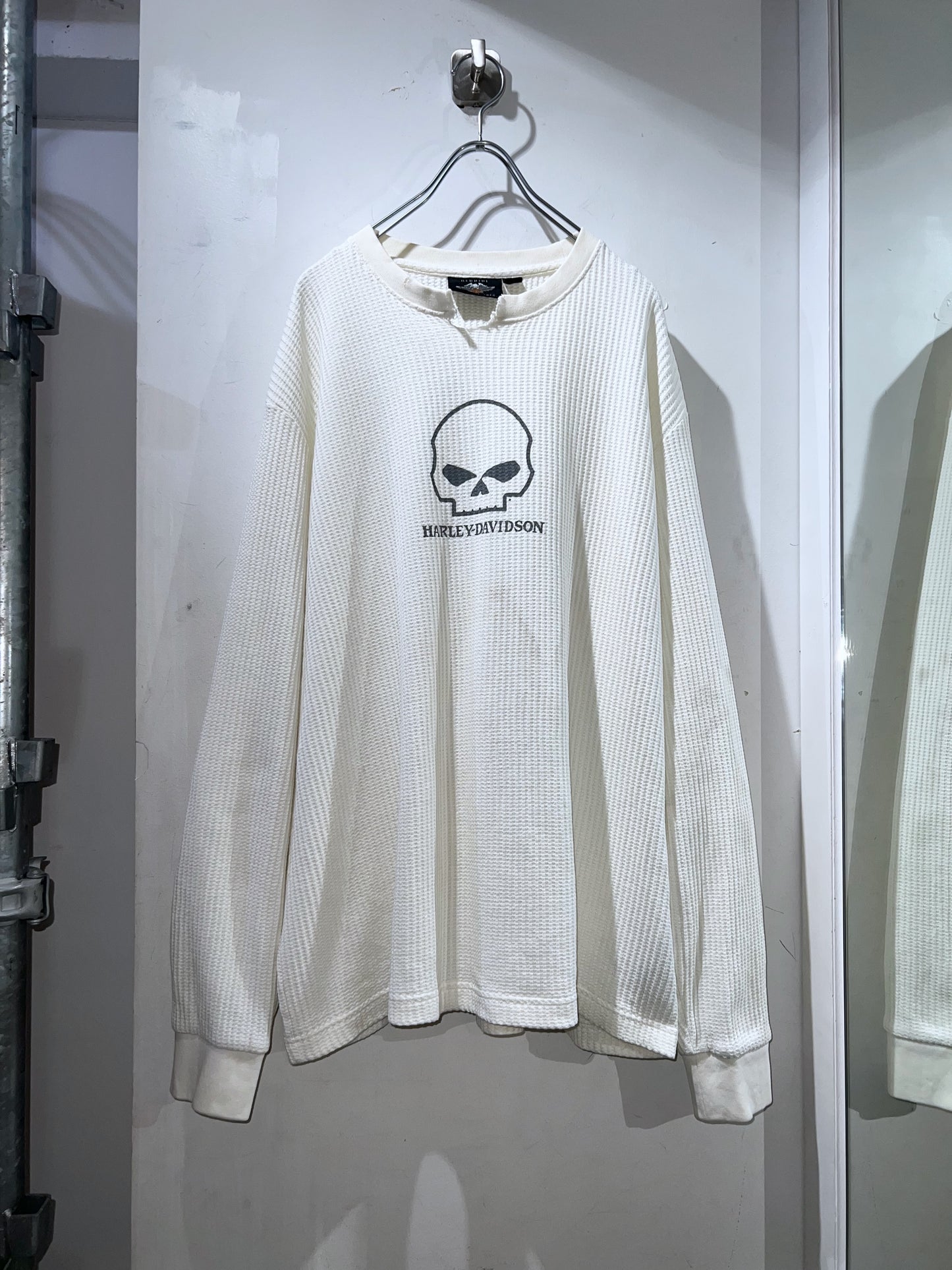 00s Harley Davidson Waffle L/S T-shirt
