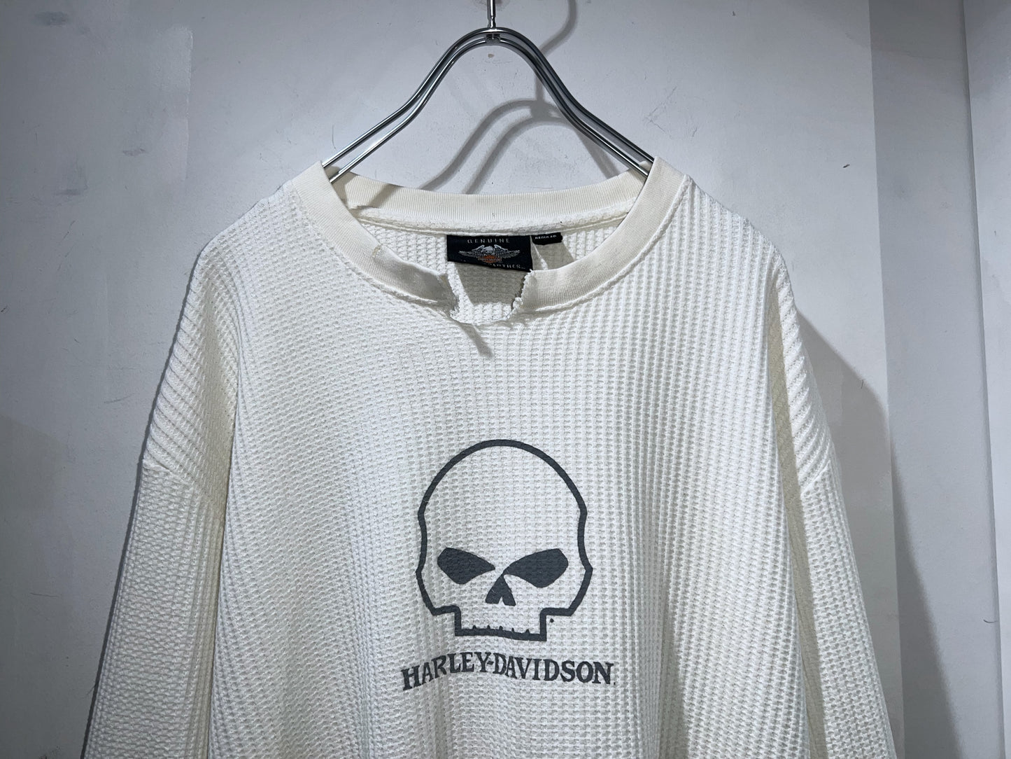 00s Harley Davidson Waffle L/S T-shirt