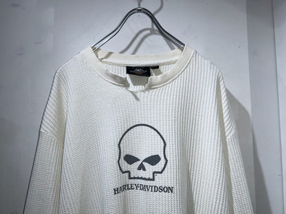 00s Harley Davidson Waffle L/S T-shirt
