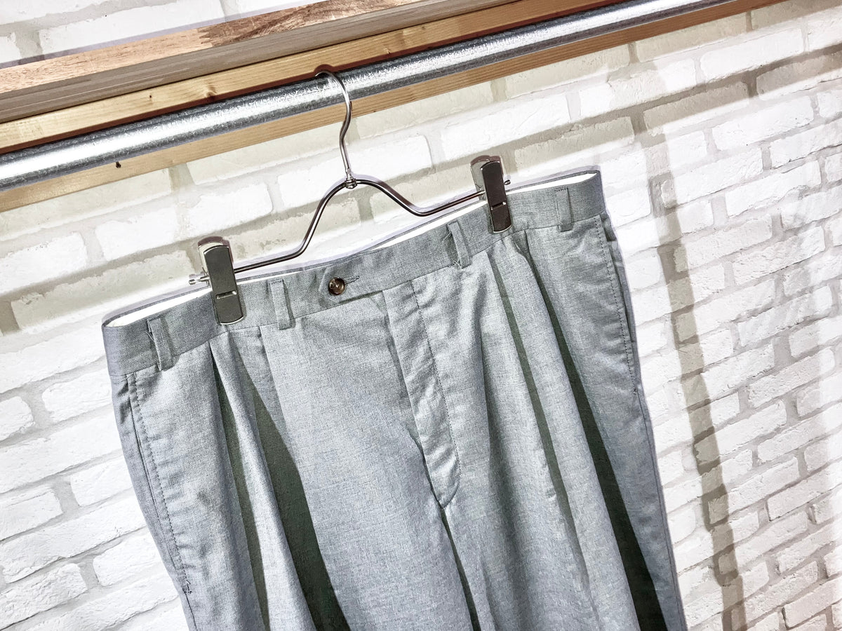 "RALPH LAUREN" 00s Cashmere Mix Wide Slacks