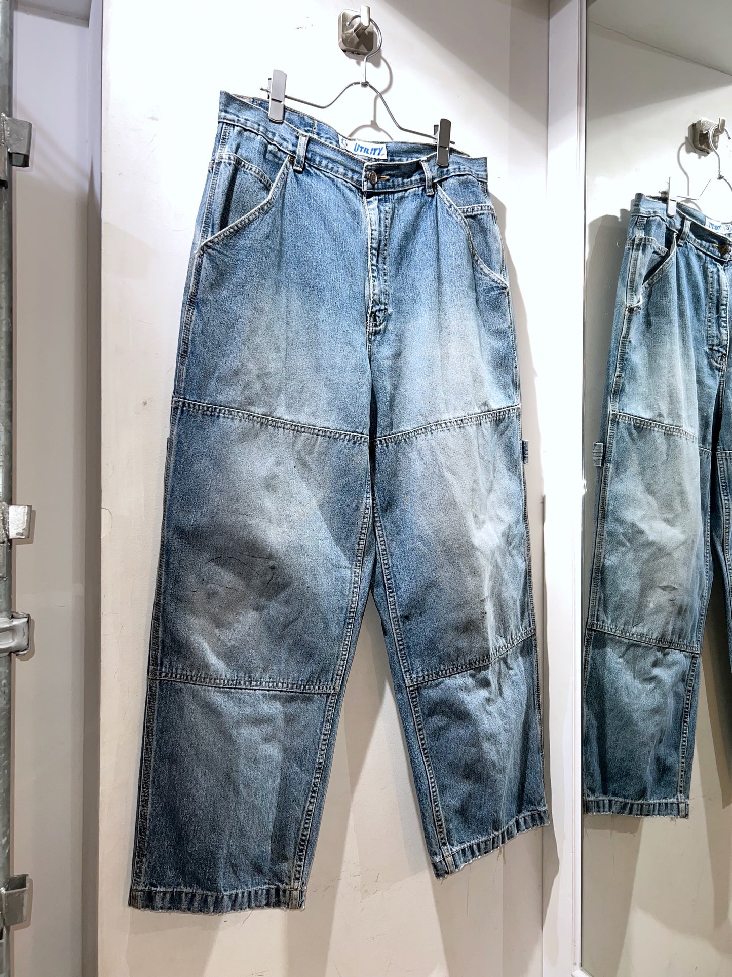 00s UTILITY Double Knee Denim Painter Pants