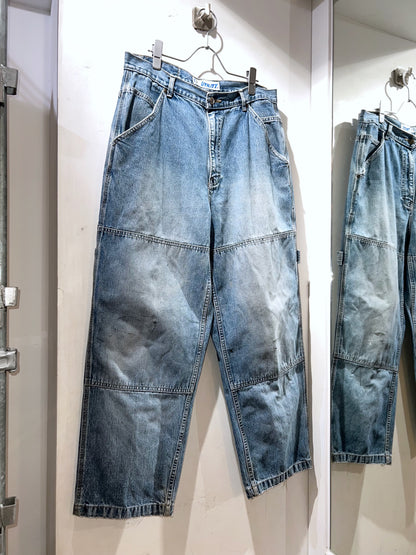 00s UTILITY Double Knee Denim Painter Pants