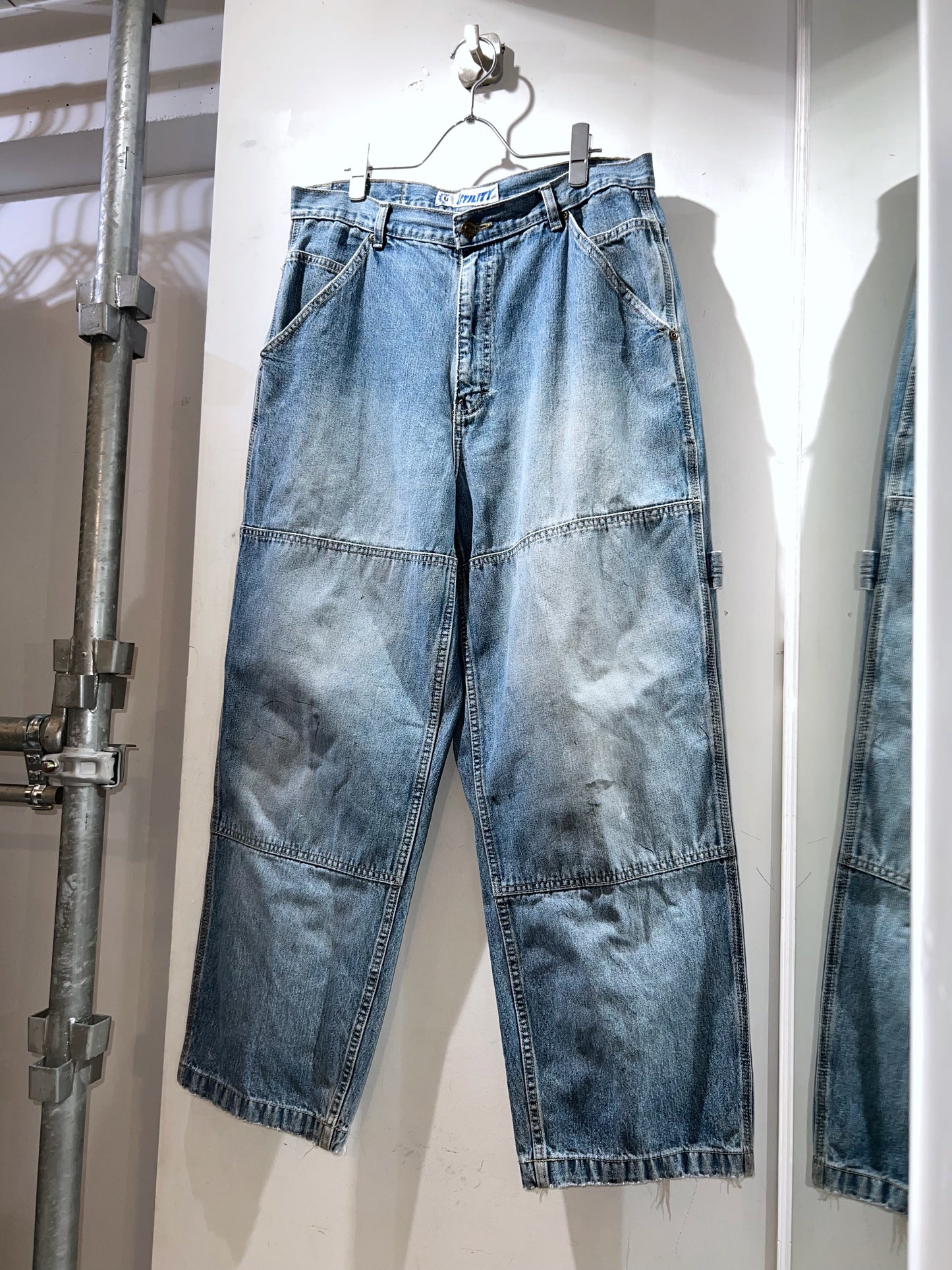 00s UTILITY Double Knee Denim Painter Pants