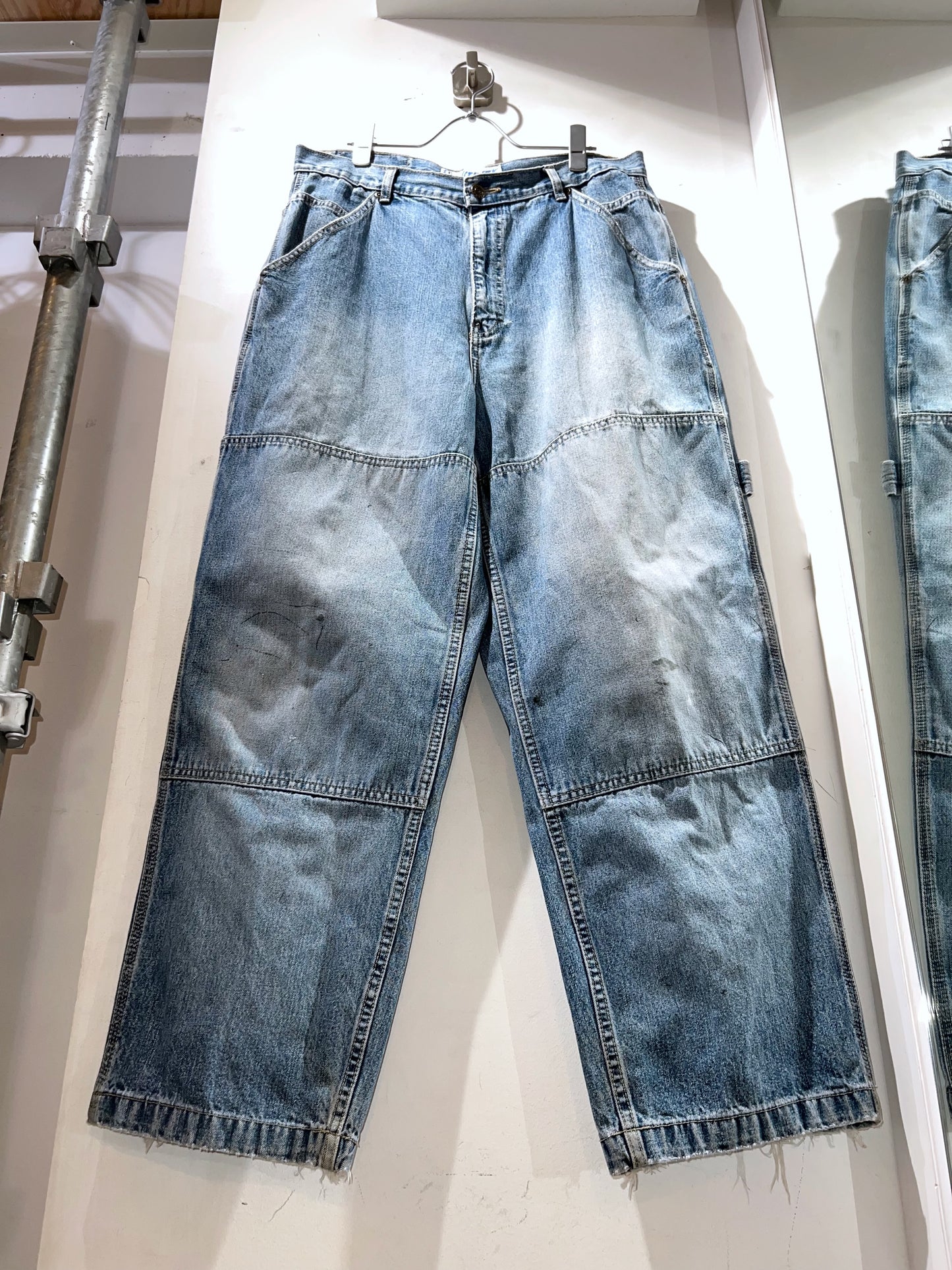 00s UTILITY Double Knee Denim Painter Pants