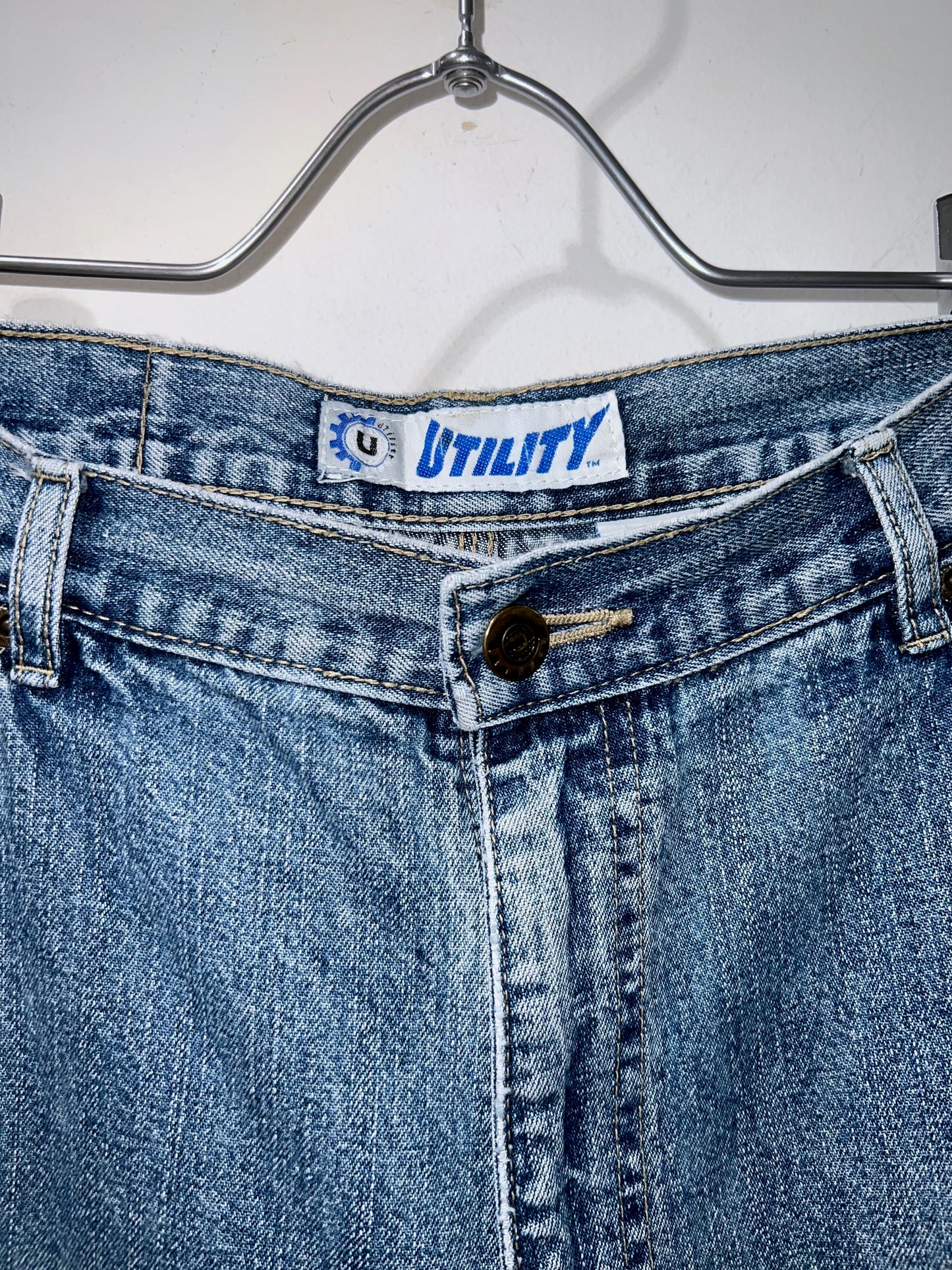 00s UTILITY Double Knee Denim Painter Pants