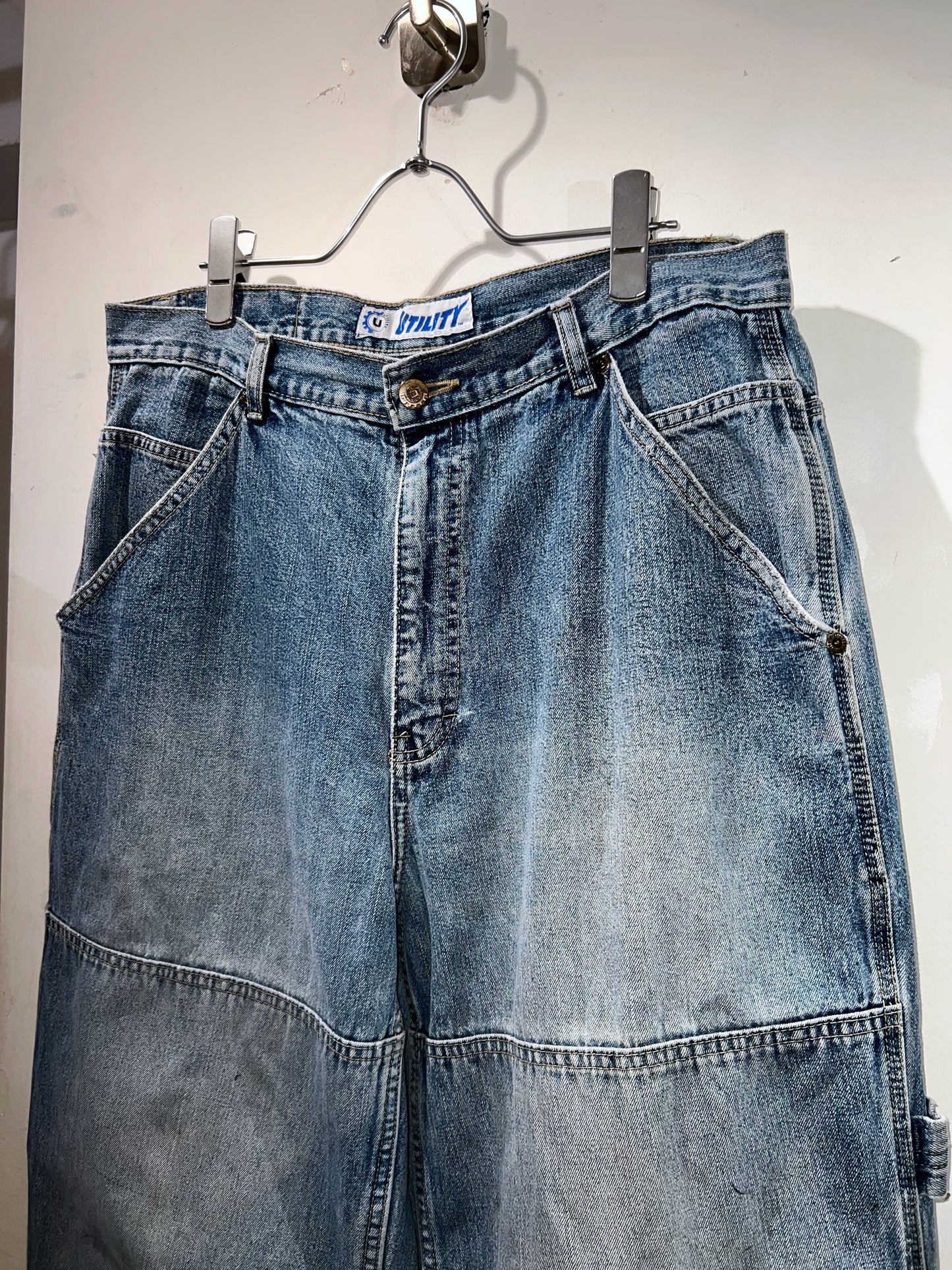 00s UTILITY Double Knee Denim Painter Pants