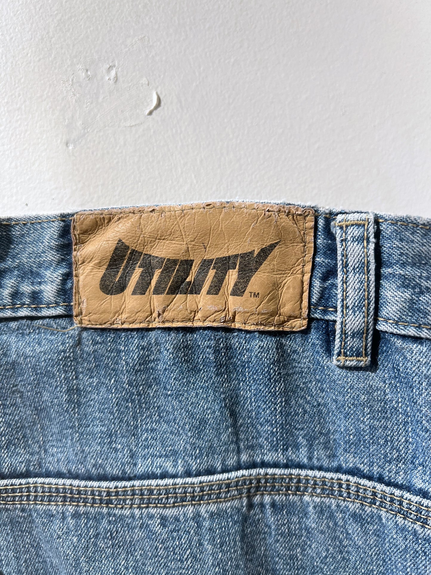 00s UTILITY Double Knee Denim Painter Pants