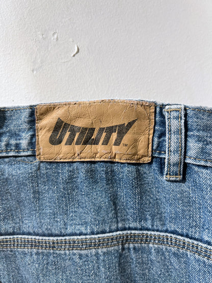 00s UTILITY Double Knee Denim Painter Pants