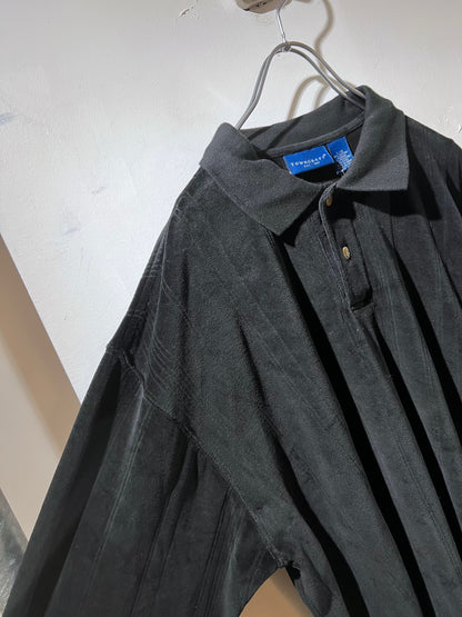 TOWNCRAFT Velour L/S Polo Shirt