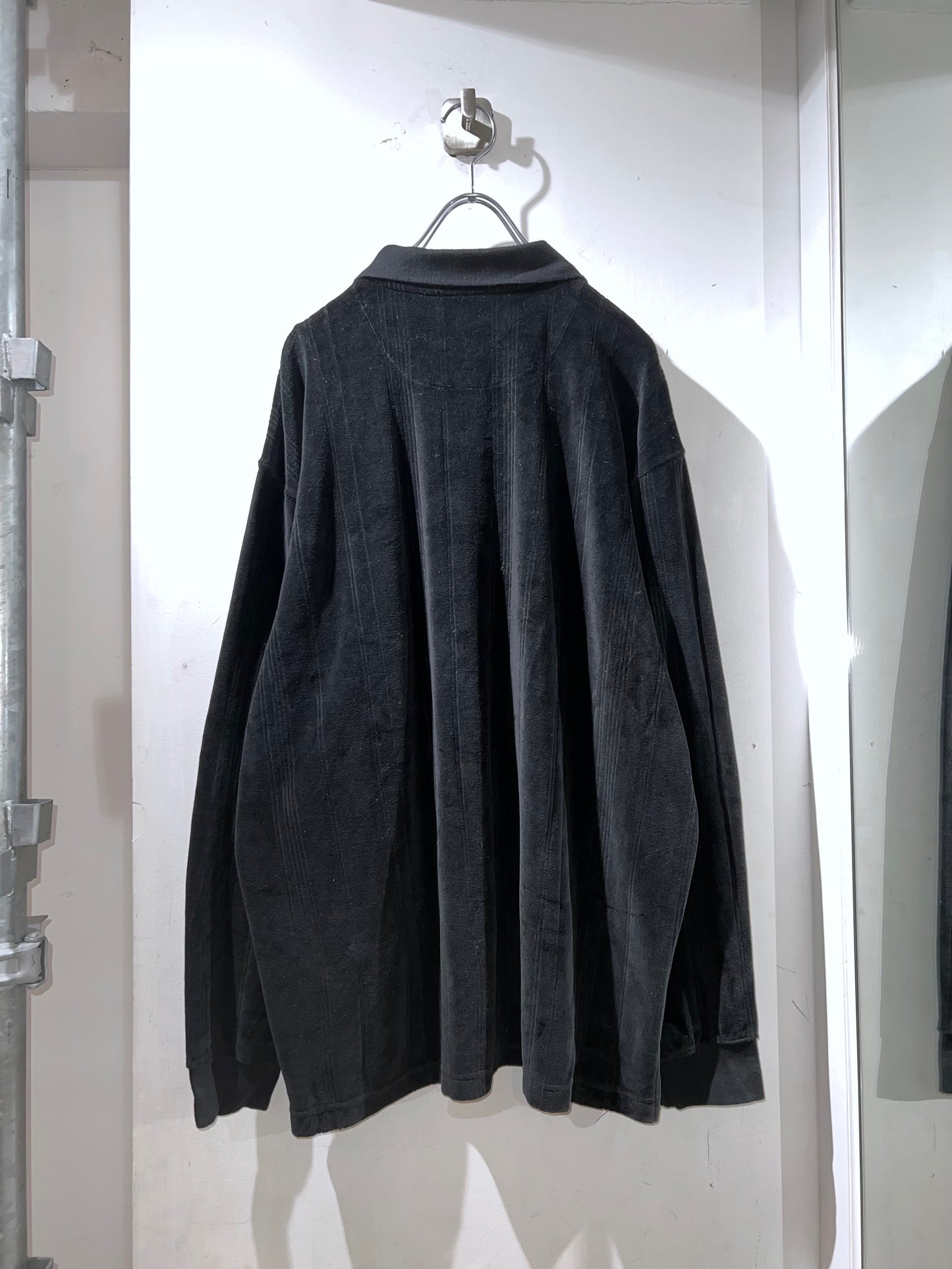 TOWNCRAFT Velour L/S Polo Shirt