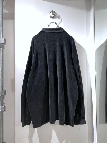 TOWNCRAFT Velour L/S Polo Shirt