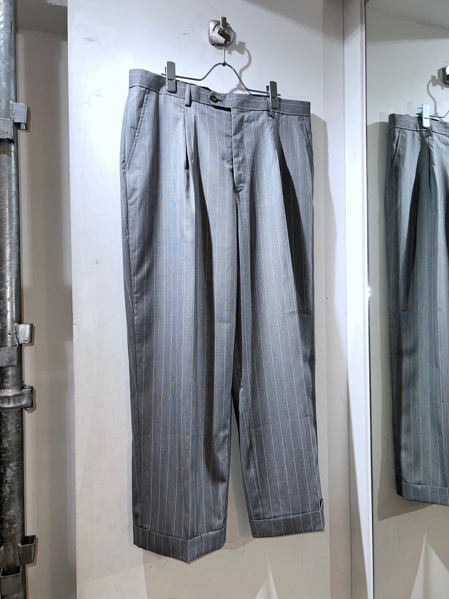 Vintage MICHAEL IRVIN Striped Wide Slacks