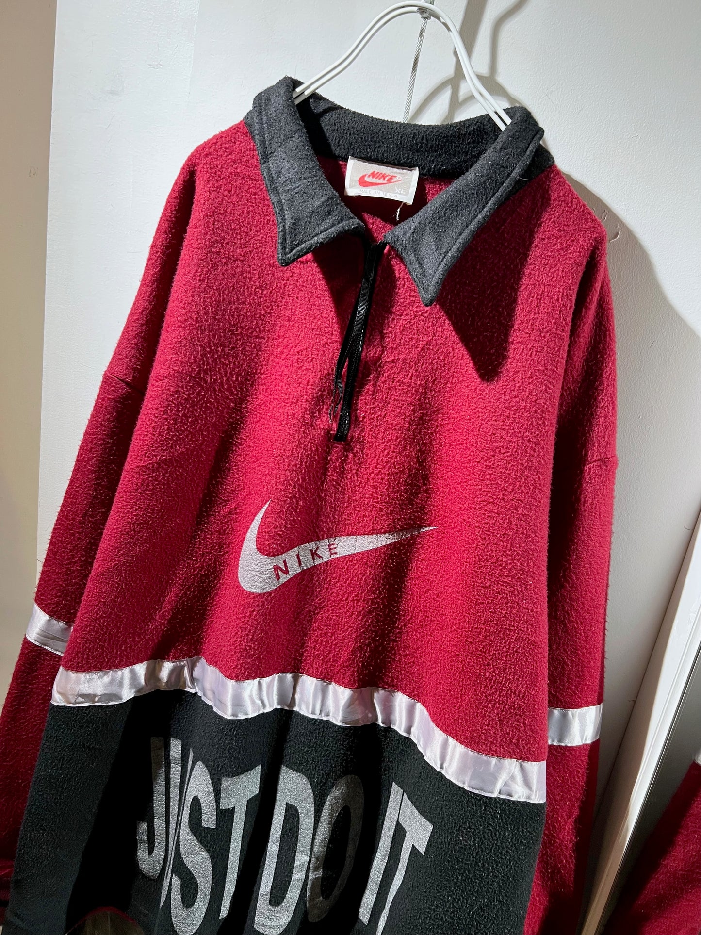 old Nike 1/4 Zip Fleece Pullover Top