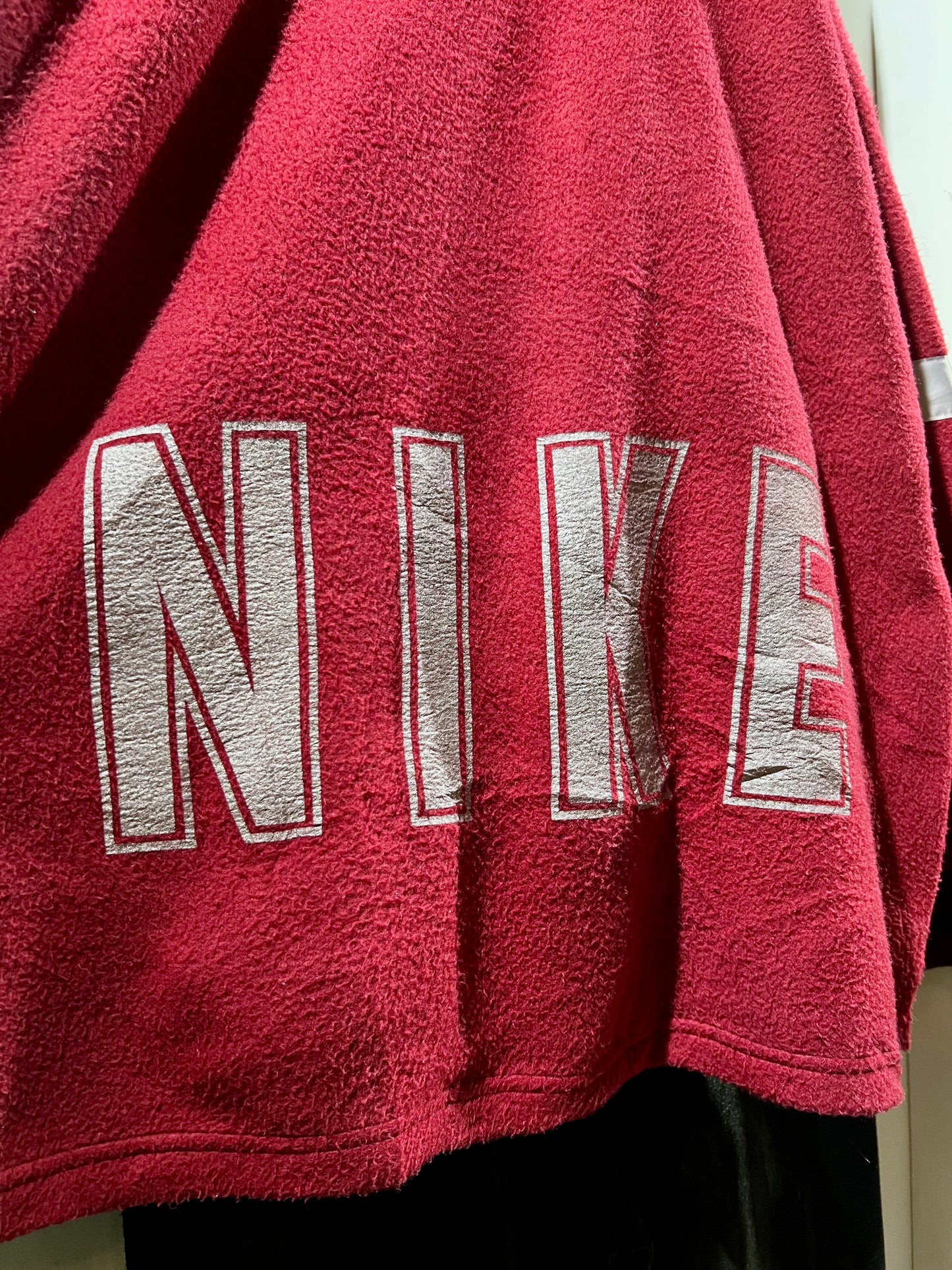 old Nike 1/4 Zip Fleece Pullover Top