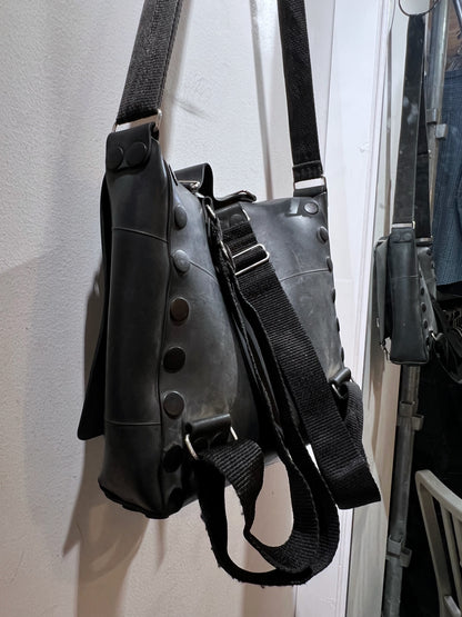 Rare Old MOSCHINO Rubber Coating 3Way Bag