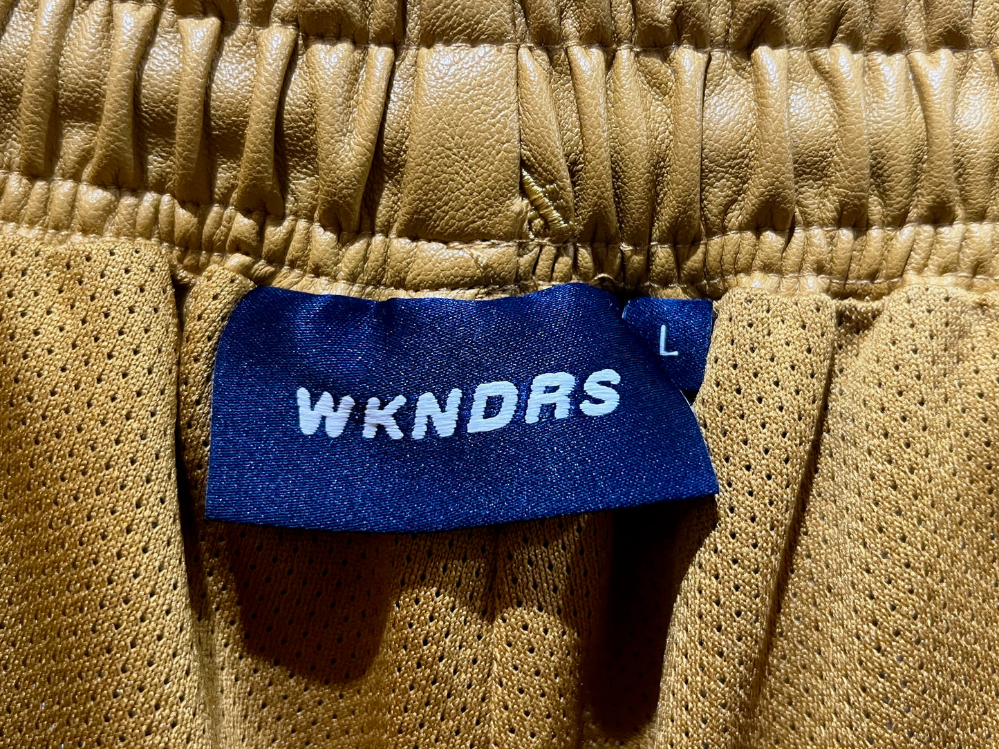 10's WKNDRS Leather EZ Pants