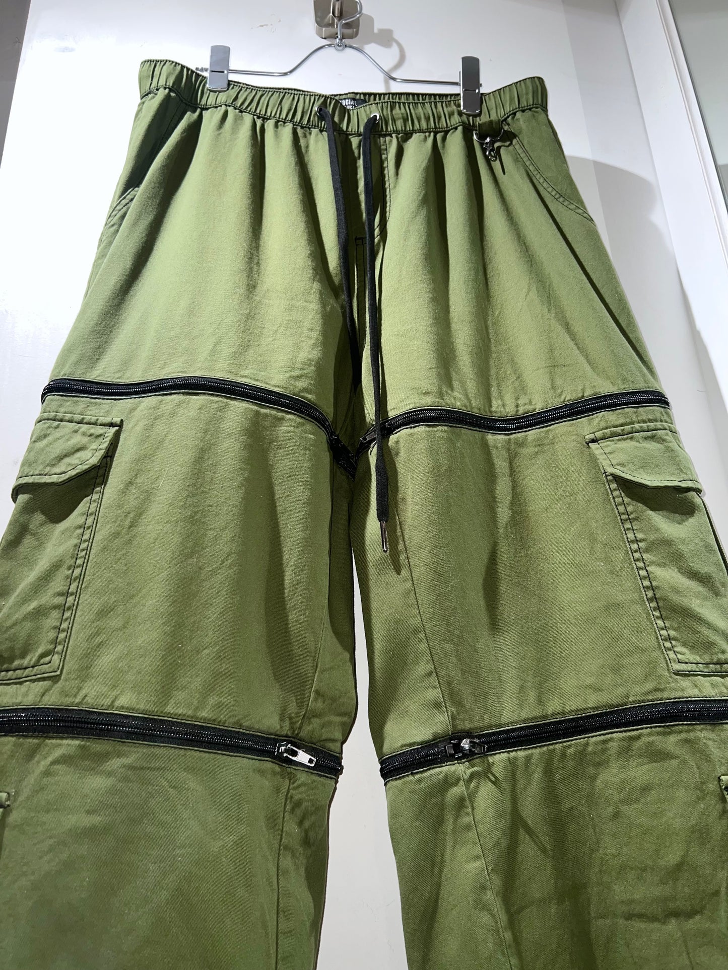 10's Military Green Zip-Off EZ Cargos