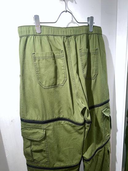 10's Military Green Zip-Off EZ Cargos