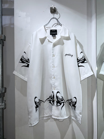 GAMBLING™︎ Tribal Open Collar Shirt