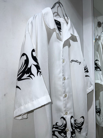 GAMBLING™︎ Tribal Open Collar Shirt