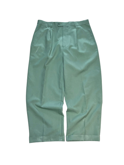 Spring Green Wide Slacks Pants