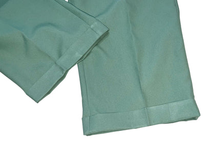 Spring Green Wide Slacks Pants