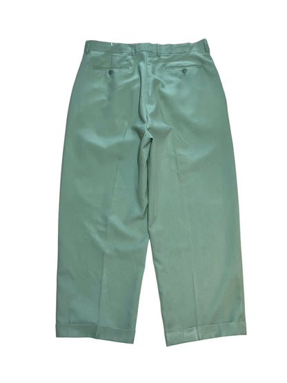 Spring Green Wide Slacks Pants