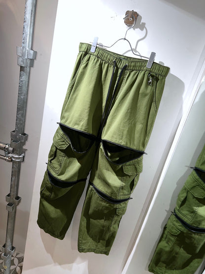 10's Military Green Zip-Off EZ Cargos
