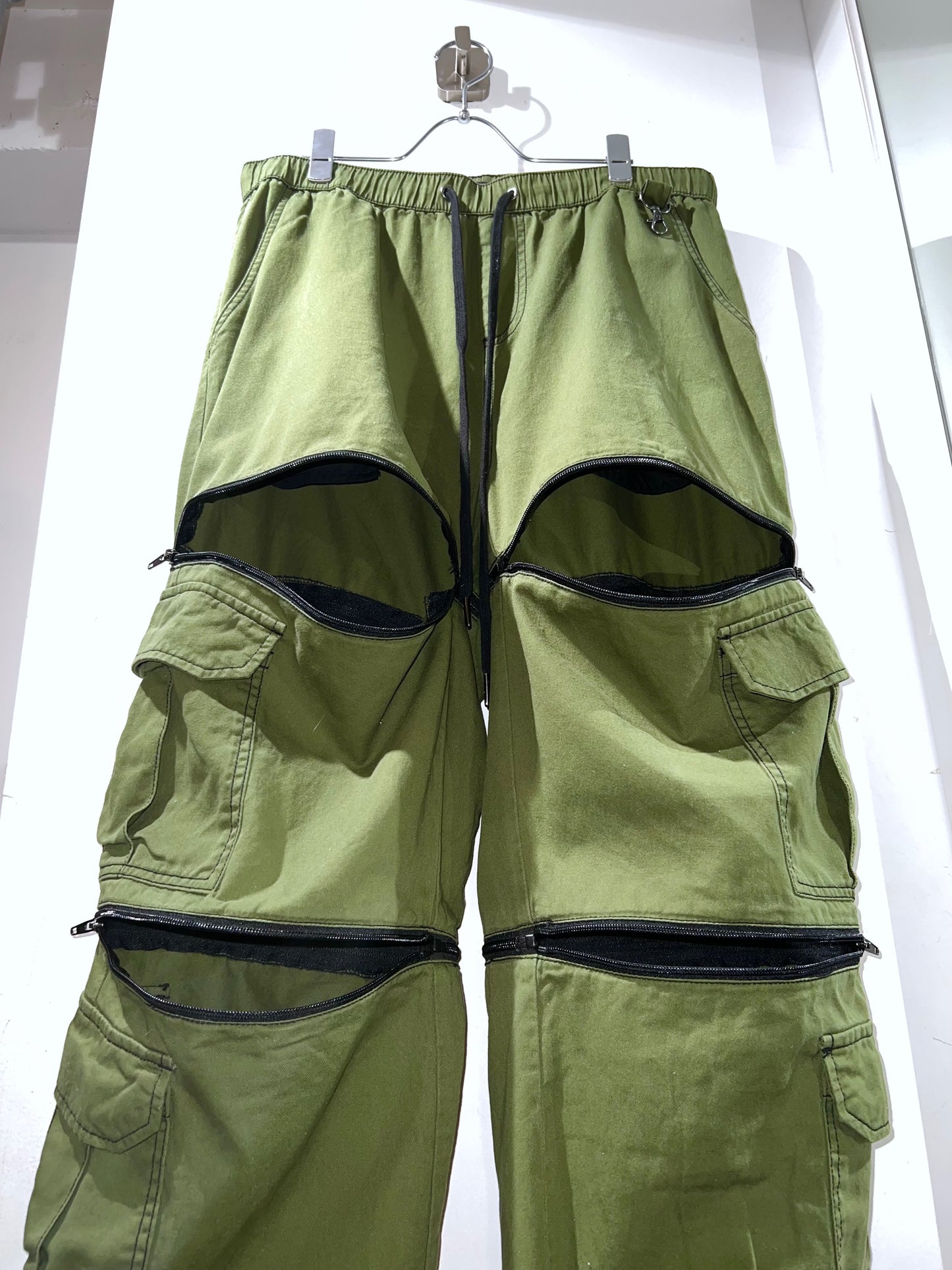 10's Military Green Zip-Off EZ Cargos
