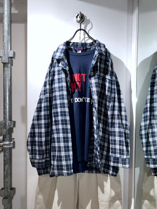 90s Vintage Cotton Pajamas Shirt